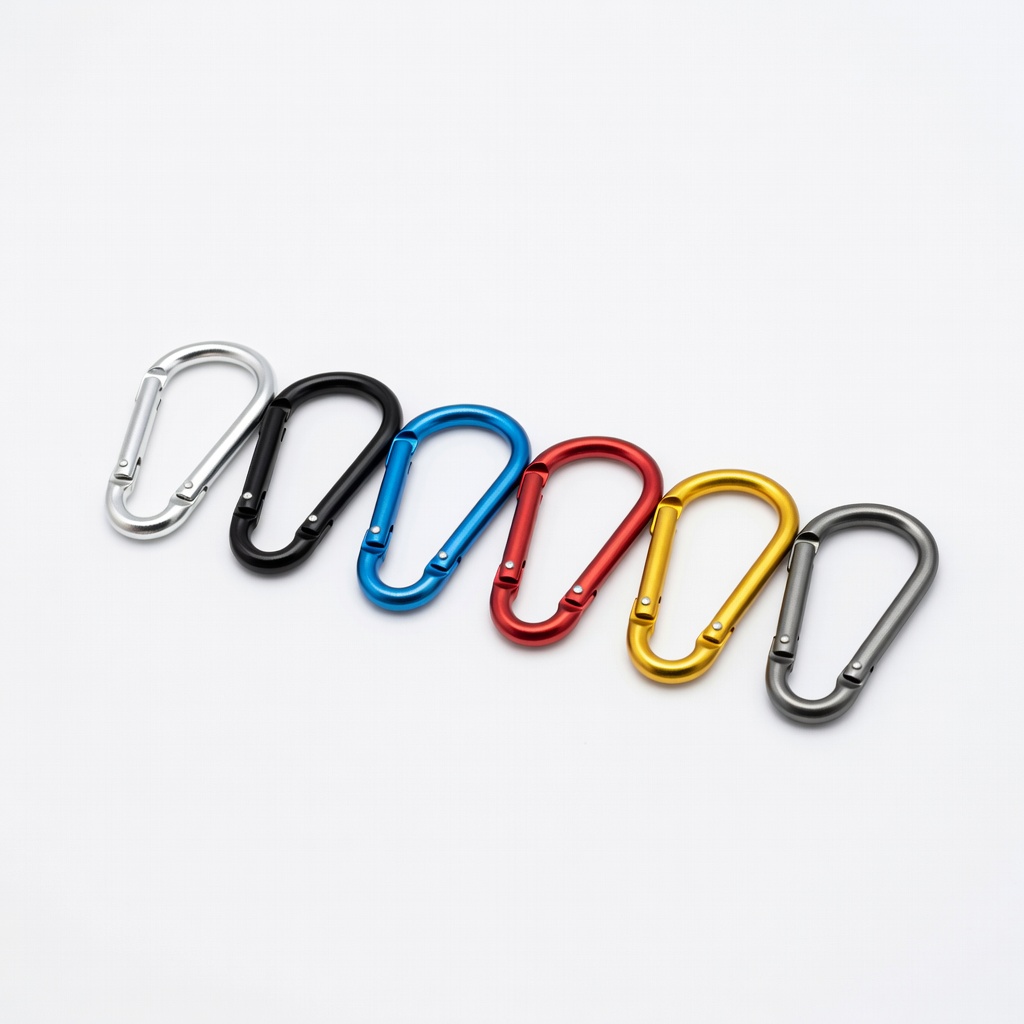 Apening 6 Pack Mini Aluminum Carabiner Clips