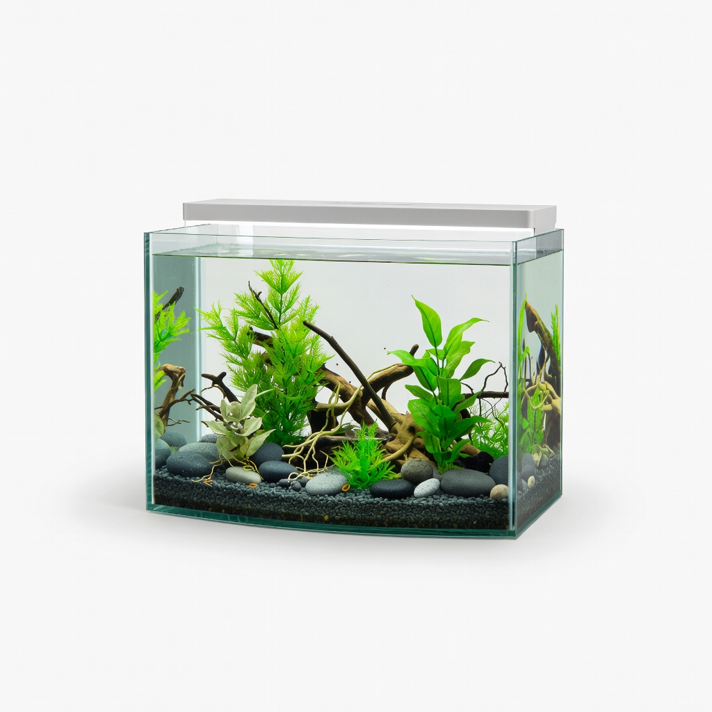 Aqueon LED MiniBow Aquarium Kit, 5 Gallon