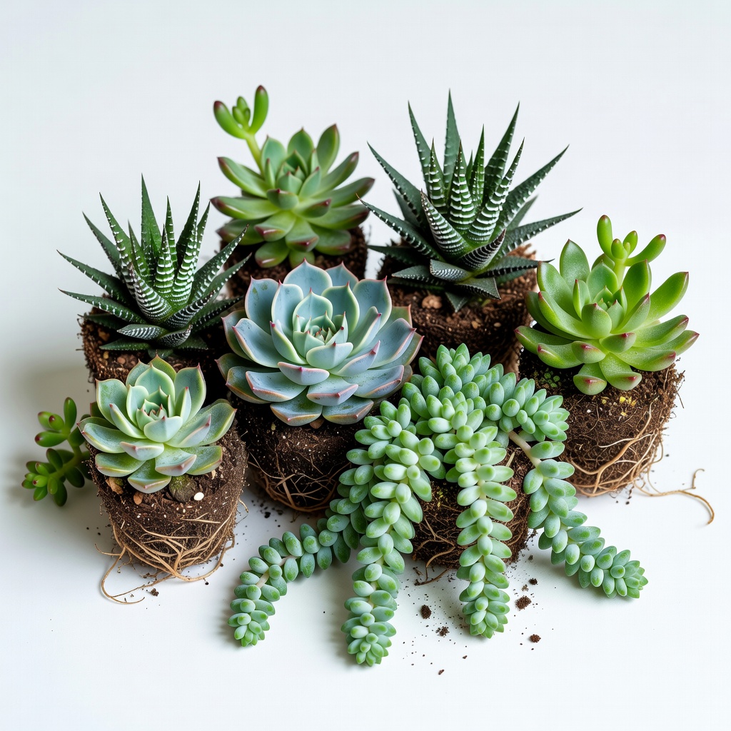 Assorted Live Succulents for Terrariums
