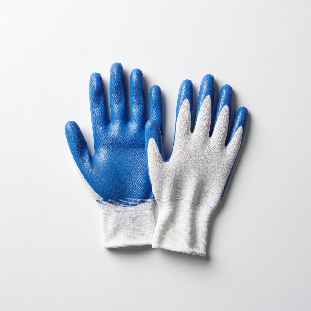 Atlas Nitrile Coated Work Gloves, Large