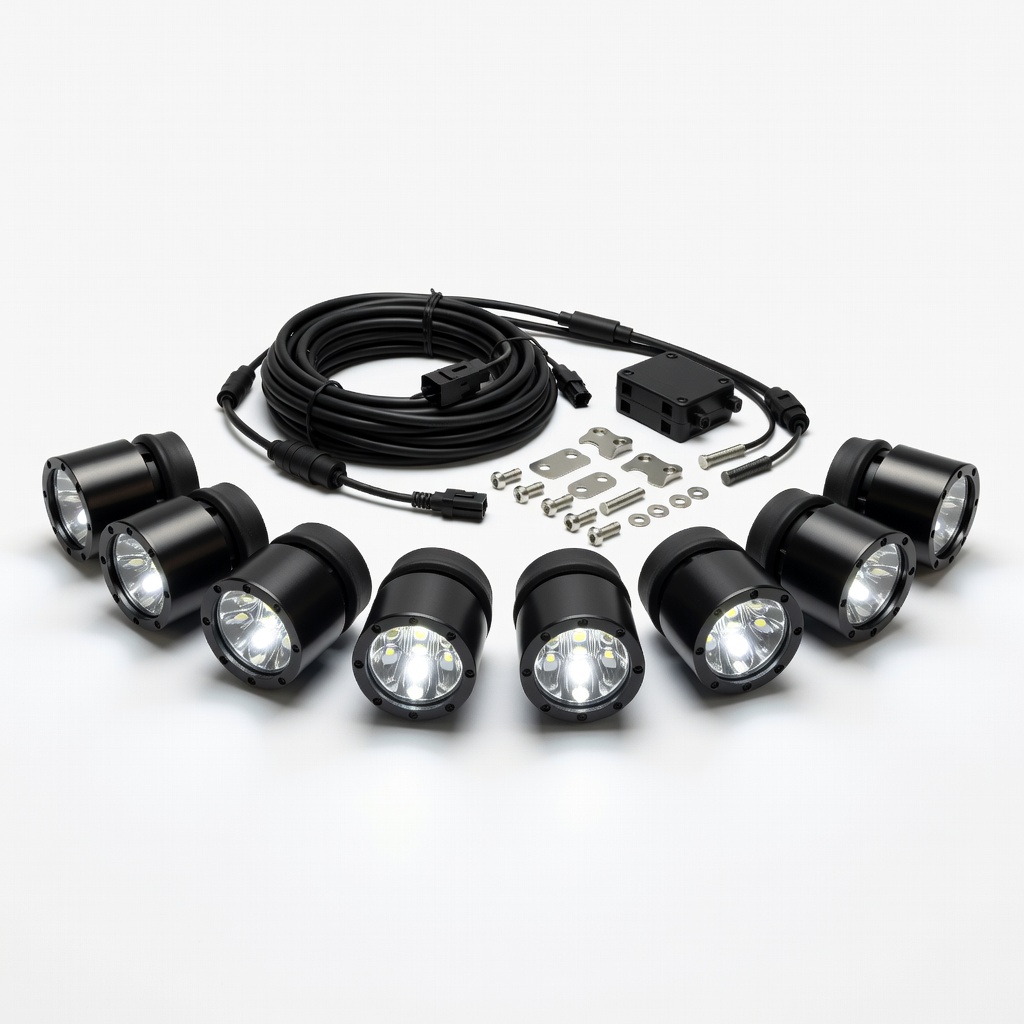 AUTO-VOX LED Rock Lights Kit (8 Pods)