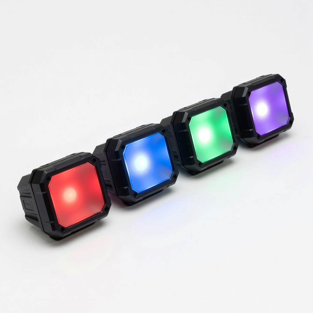 Auxbeam 4PCS RGB LED Rock Lights