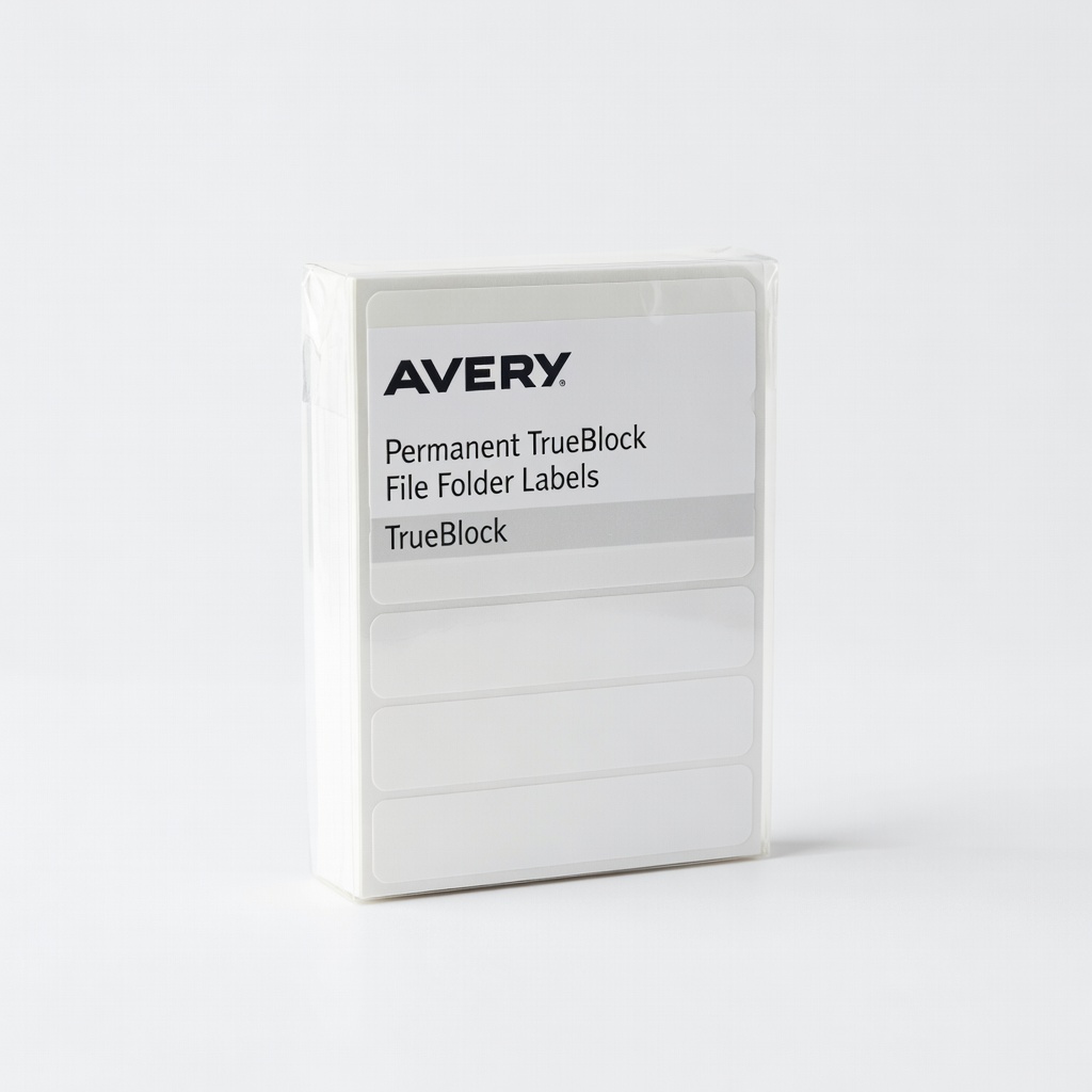 Avery Permanent TrueBlock File Folder Labels