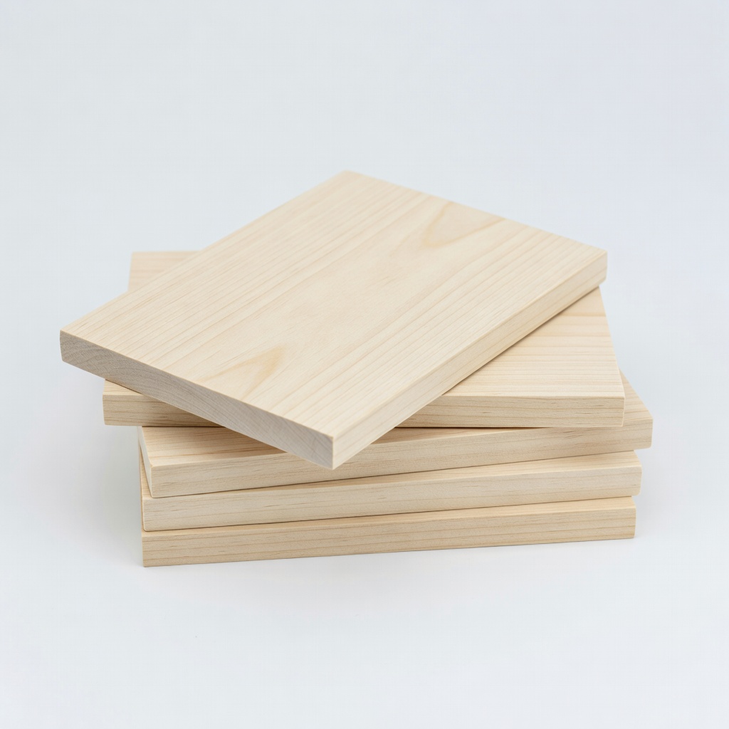 Basswood Carving Blanks 4x4x2"