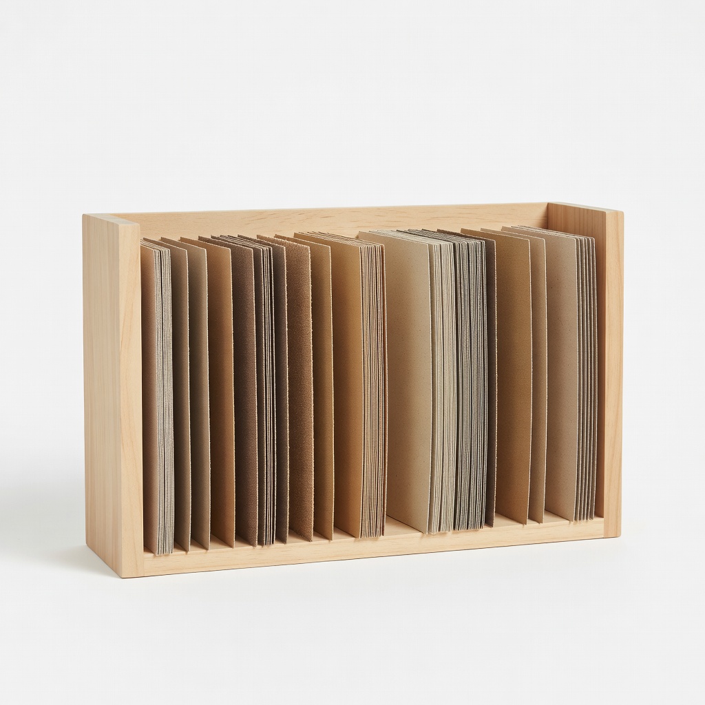 Bates Sandpaper Storage Organizer Rack