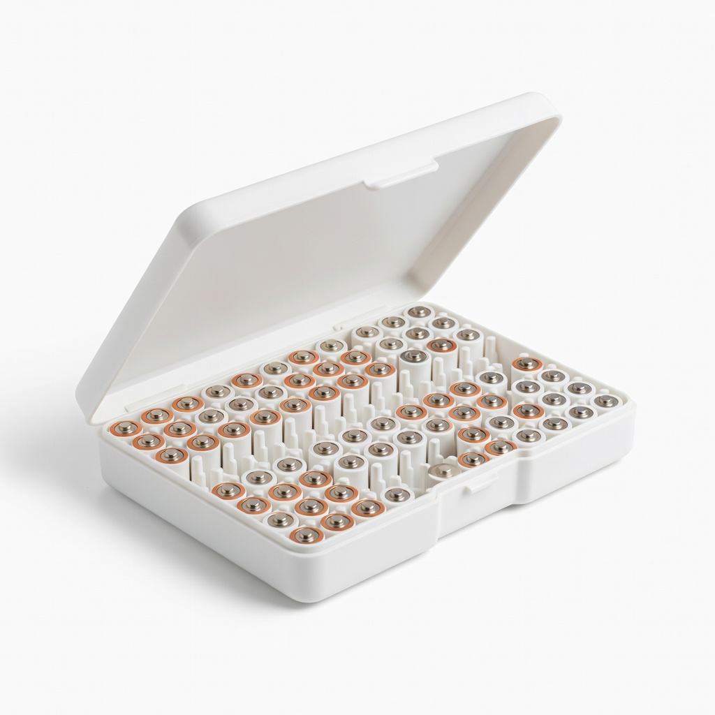 Battery Daddy Organizer - Holds 45 Batteries