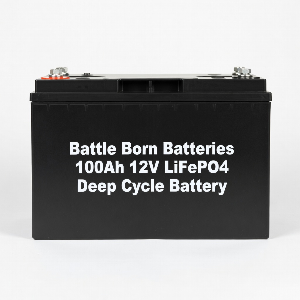 Battle Born Batteries 100Ah 12V LiFePO4 Deep Cycle Battery