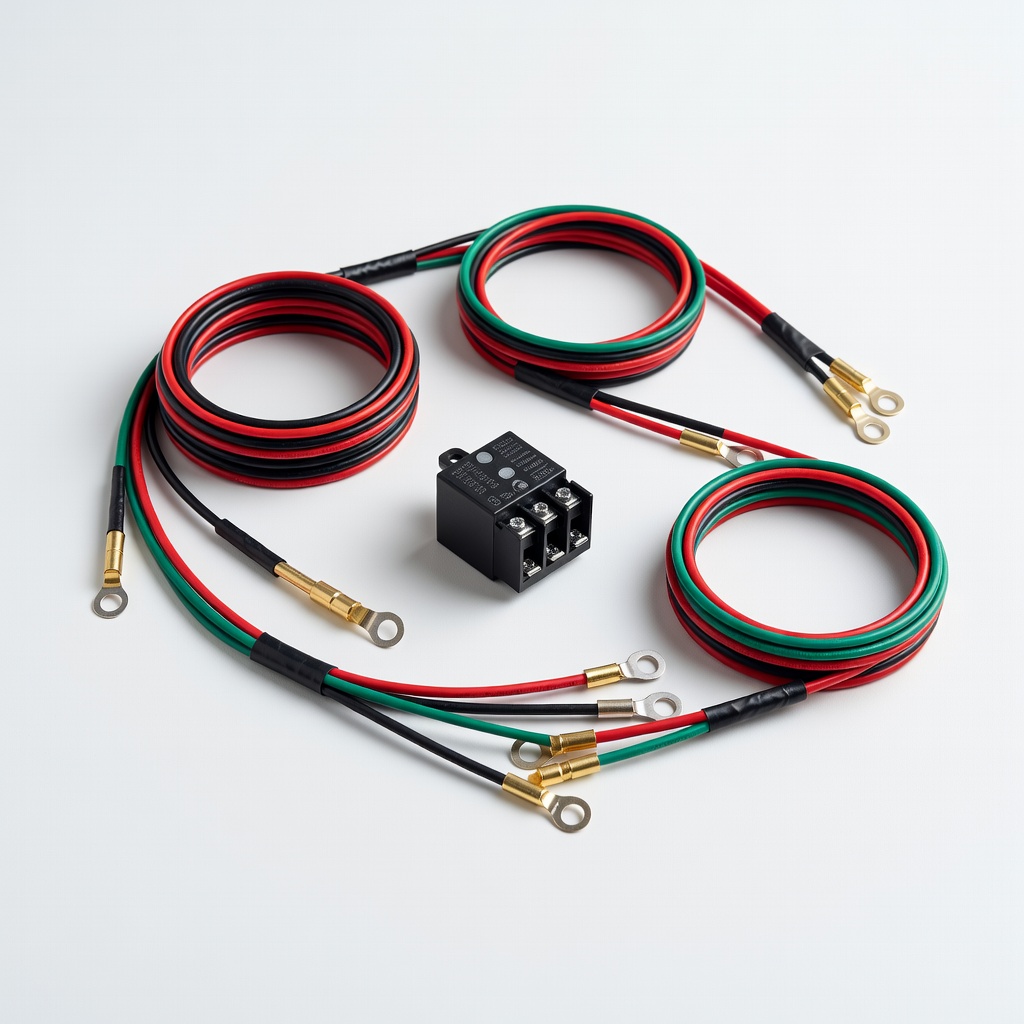BayPower 16 Gauge Wiring Harness Kit with Relay