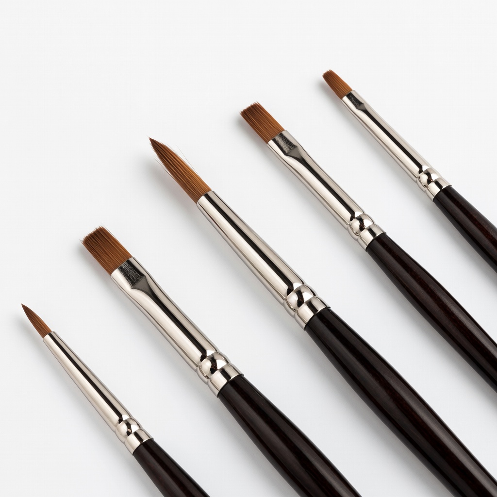 Beetles Acrylic Nail Brush Set (Size 8 Kolinsky)