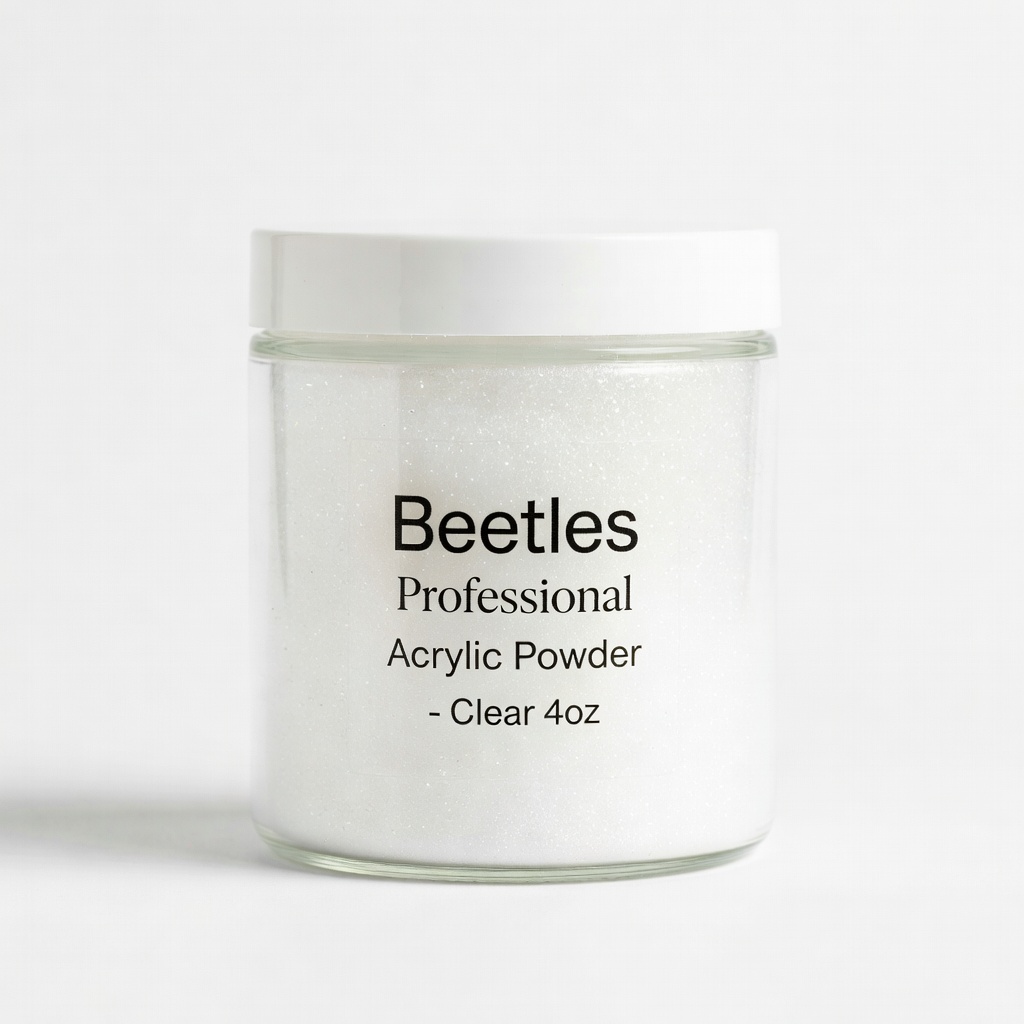 Beetles Professional Acrylic Powder - Clear 4oz
