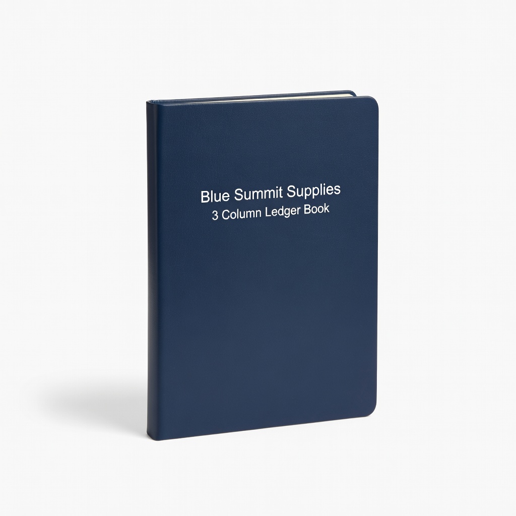Blue Summit Supplies 3 Column Ledger Book