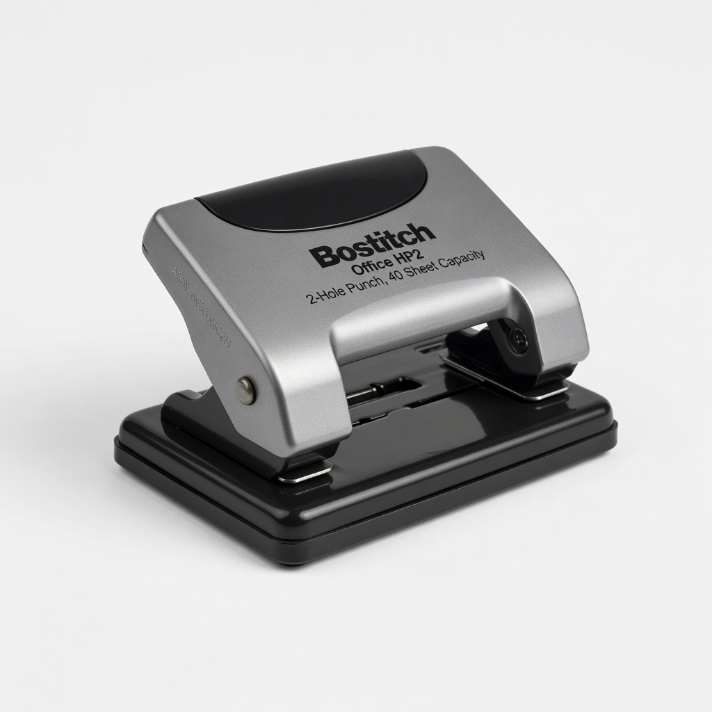 Bostitch Office HP2 2-Hole Punch, 40 Sheet Capacity (ASIN: B00006IC2H)