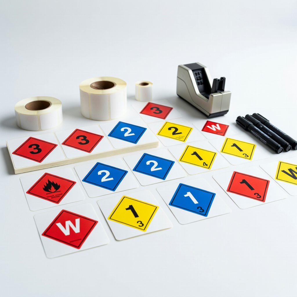 Brady NFPA 704 Hazard Labels Kit