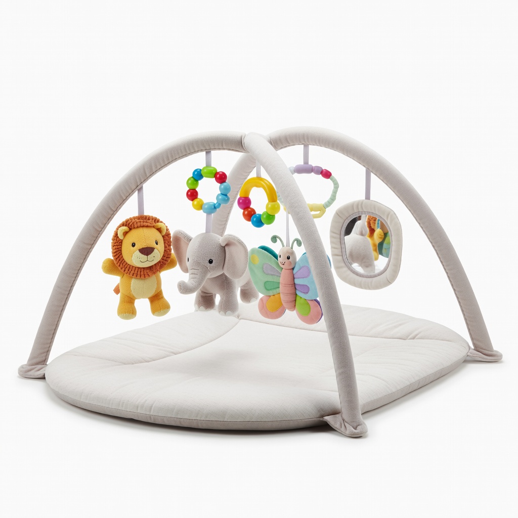 Bright Starts Play Gym with 5 Toys (ASIN: B0B4XJ4Q5R)