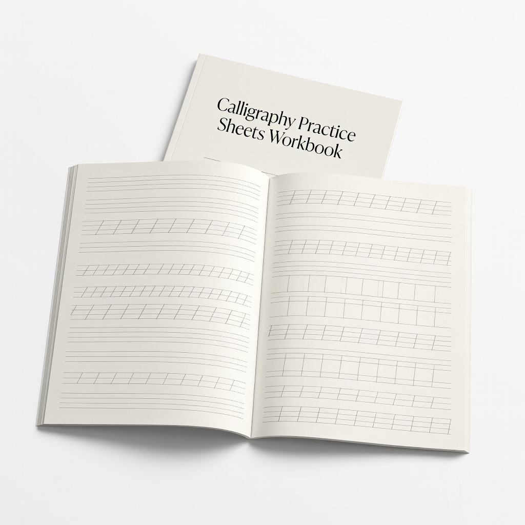 Calligraphy Practice Sheets Workbook