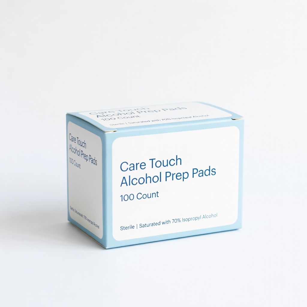 Care Touch Alcohol Prep Pads (100 Count)