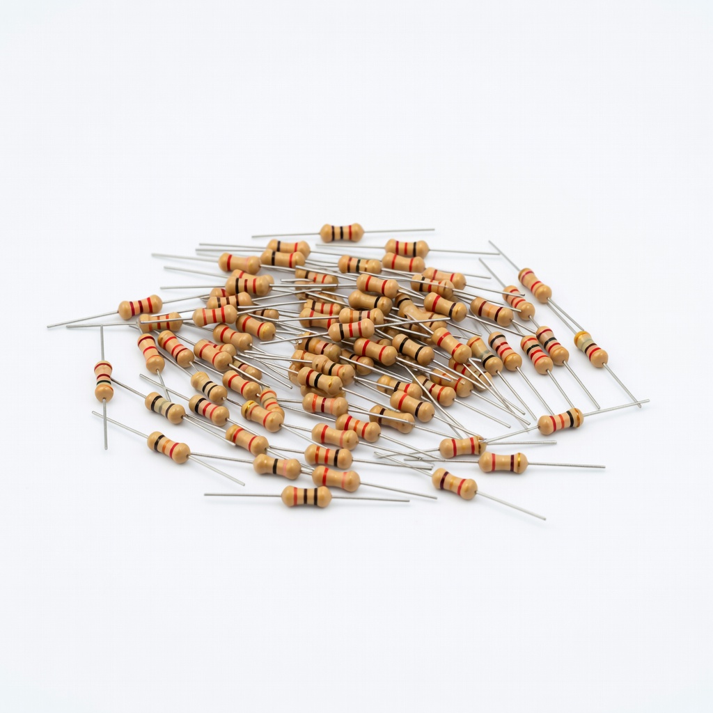Chanzon 100pcs 220 Ohm Resistors (1/4W)