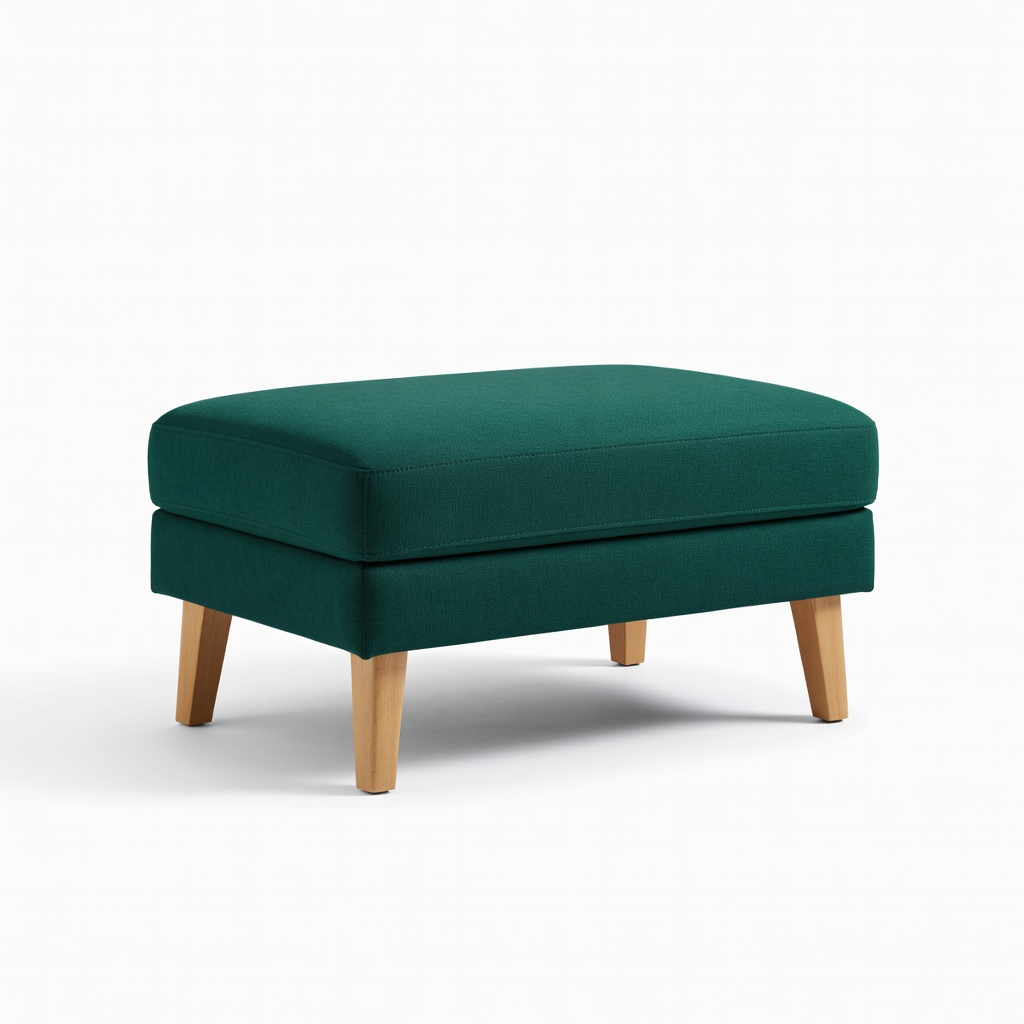 Christopher Knight Home Alizea Fabric Ottoman, Emerald Green