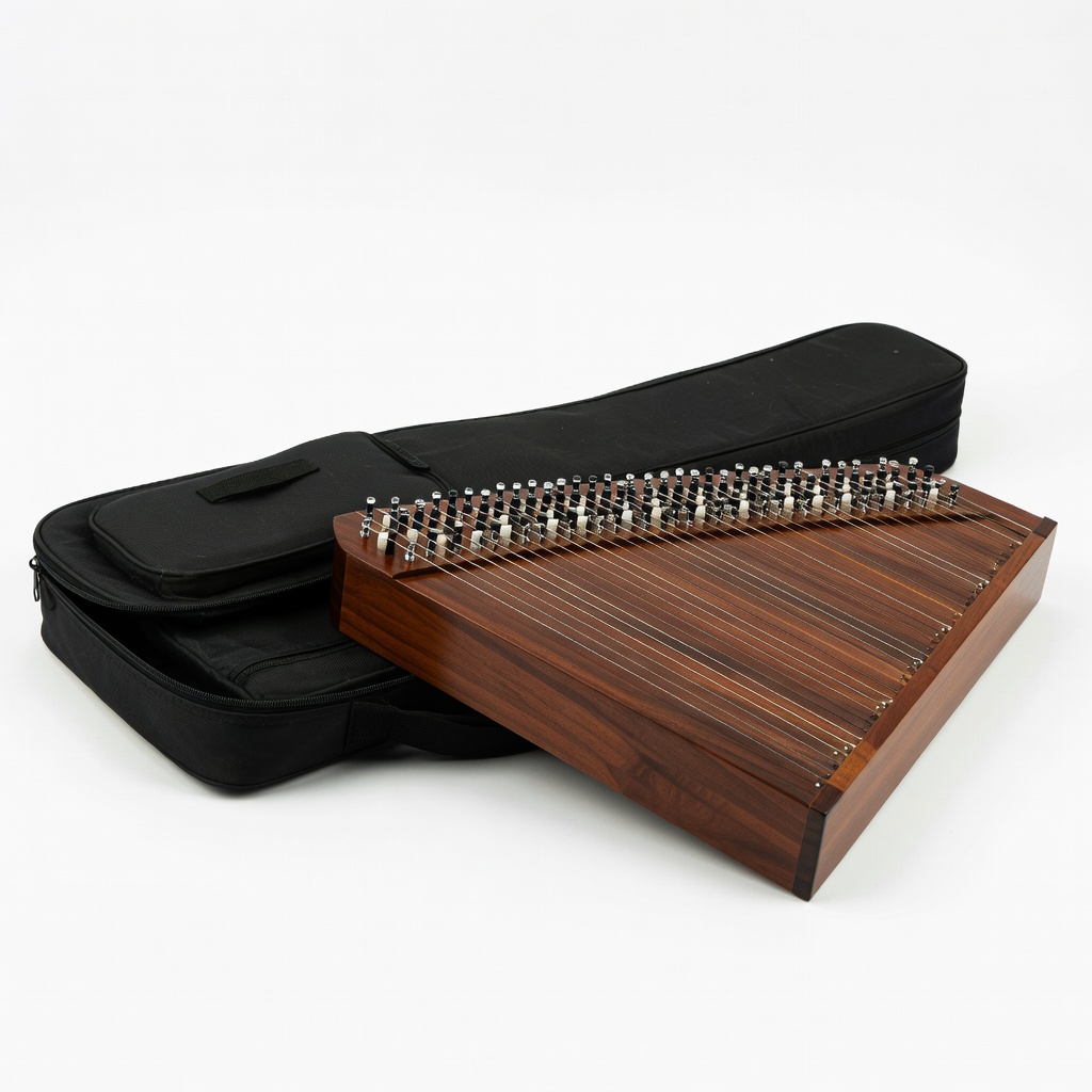 ChromaCast 21-Chord Autoharp Kit with Gig Bag, Black