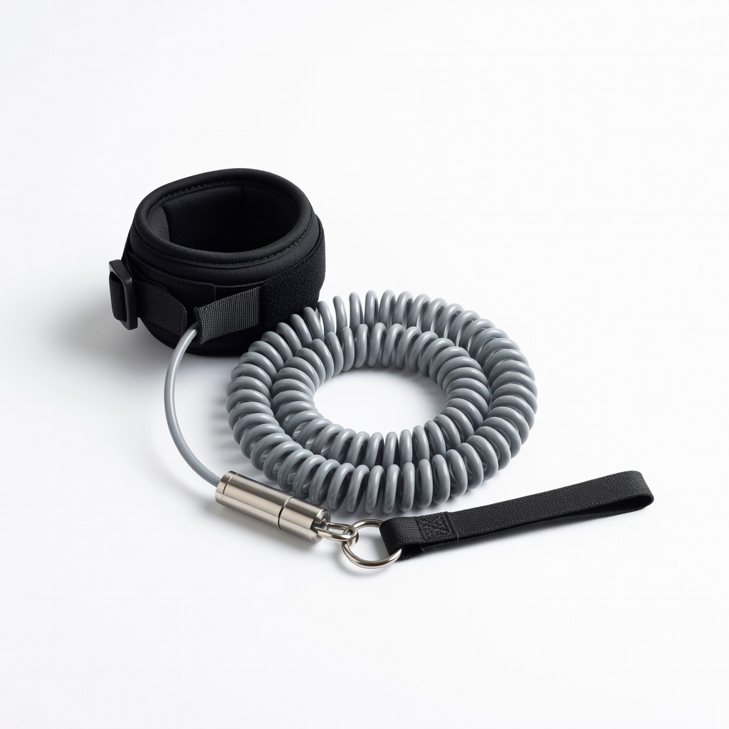 Coiled Ankle Leash for SUP