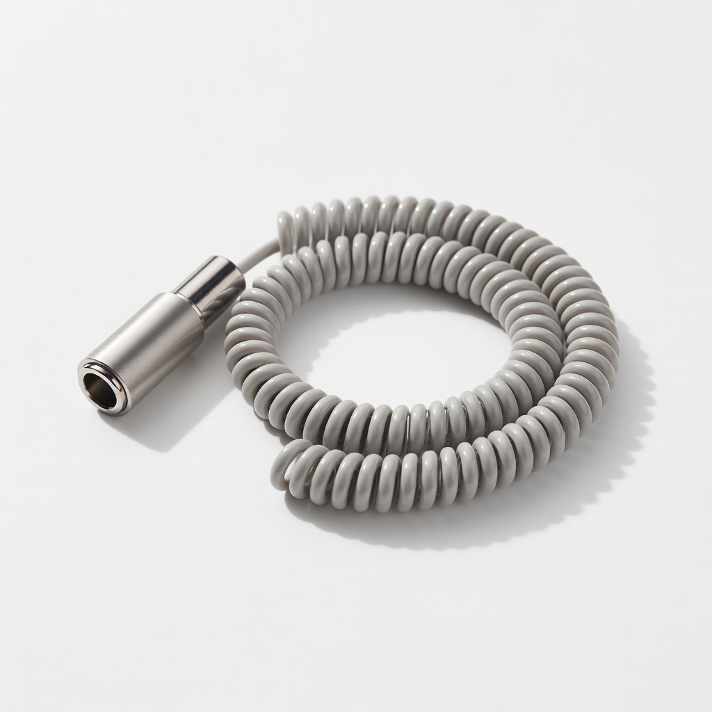 Coiled Magnetic Safety Key Lanyard
