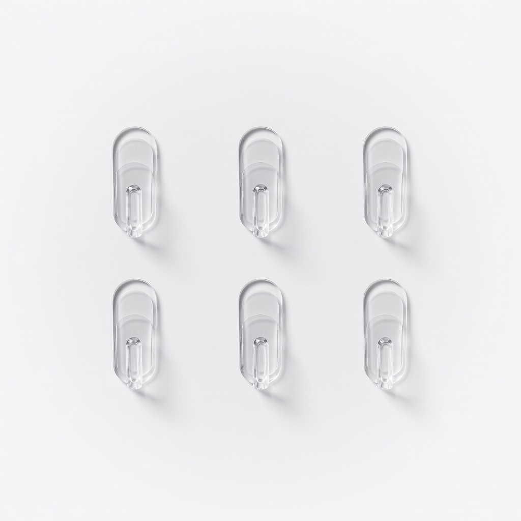 Command Clear Mini Hooks (6-Pack)