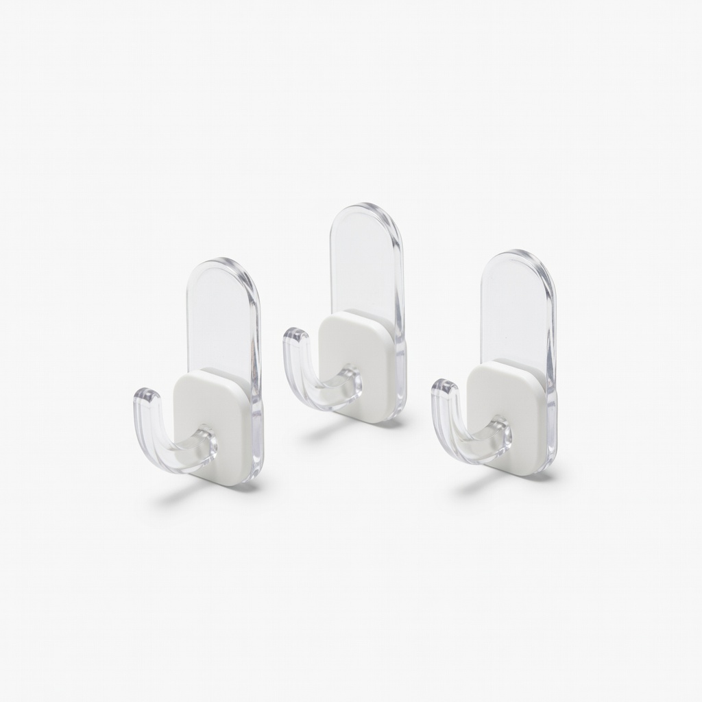 Command Medium Clear Hooks (3-Pack)