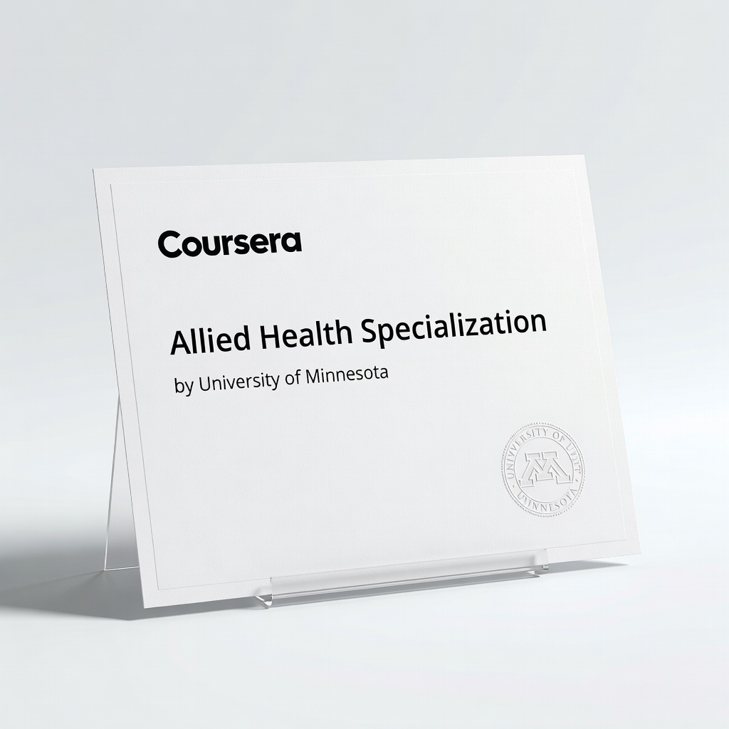Coursera Allied Health Specialization (by University of Minnesota)