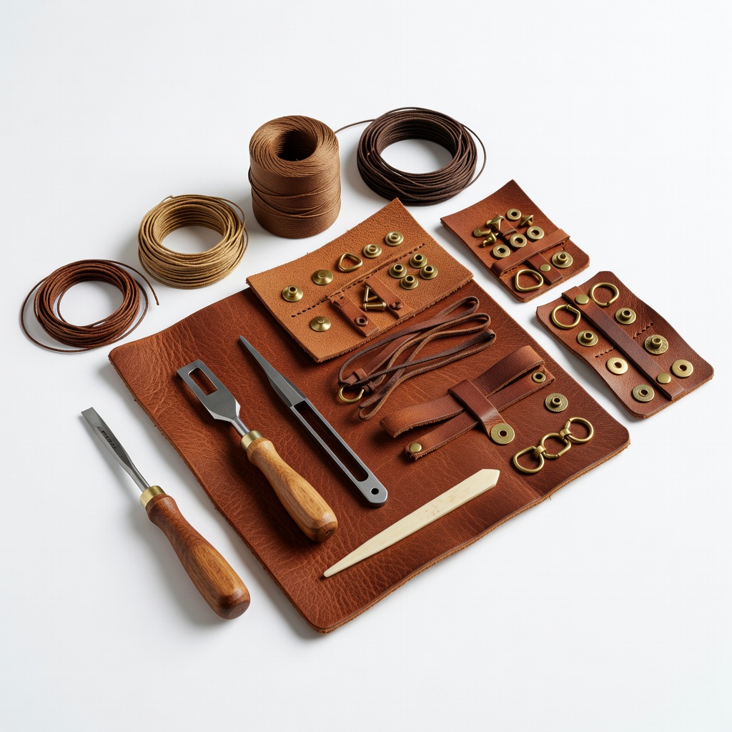 Cowboy Western Wallet Leather Craft Kit by Tandy