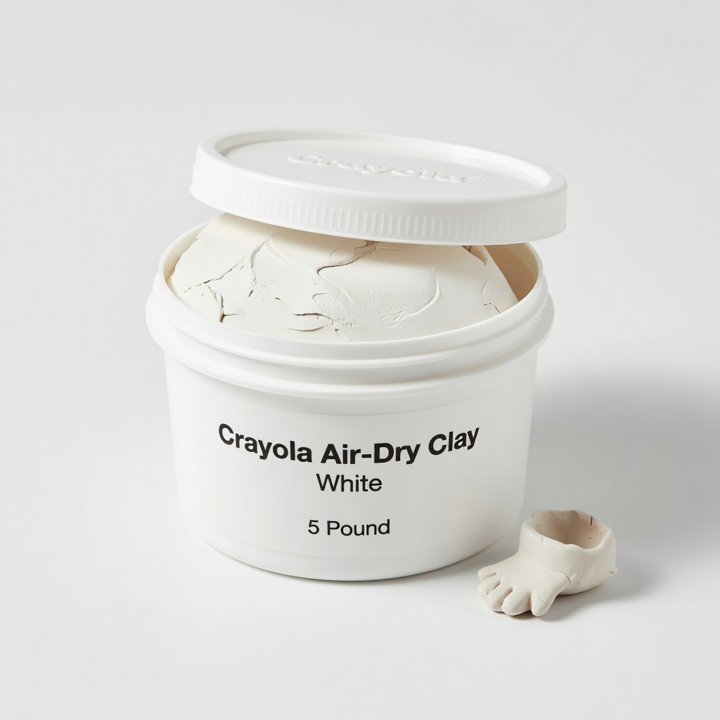 Crayola Air-Dry Clay, White, 5 Pound