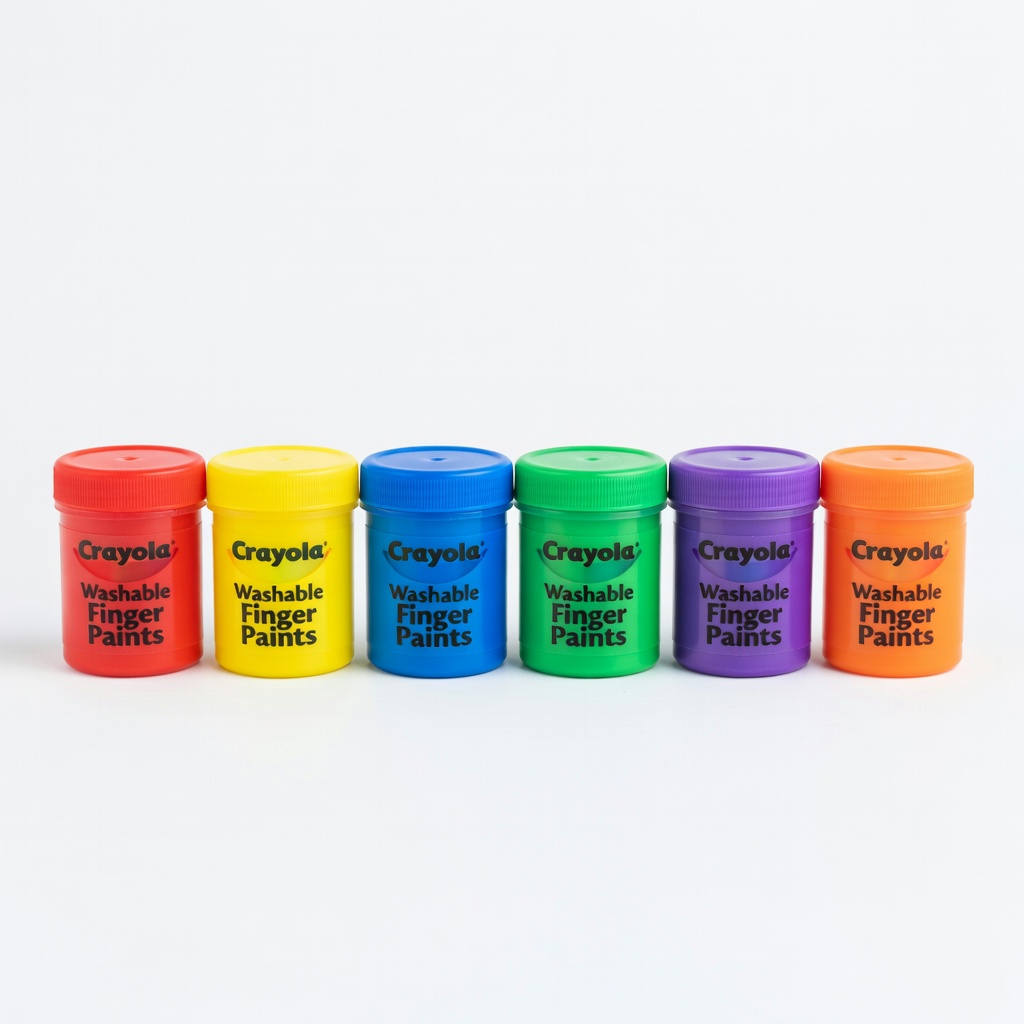 Crayola Washable Finger Paints (6 Colors)