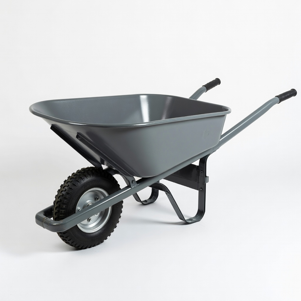 Cyclone 77710 10 Cubic Foot Steel Wheelbarrow
