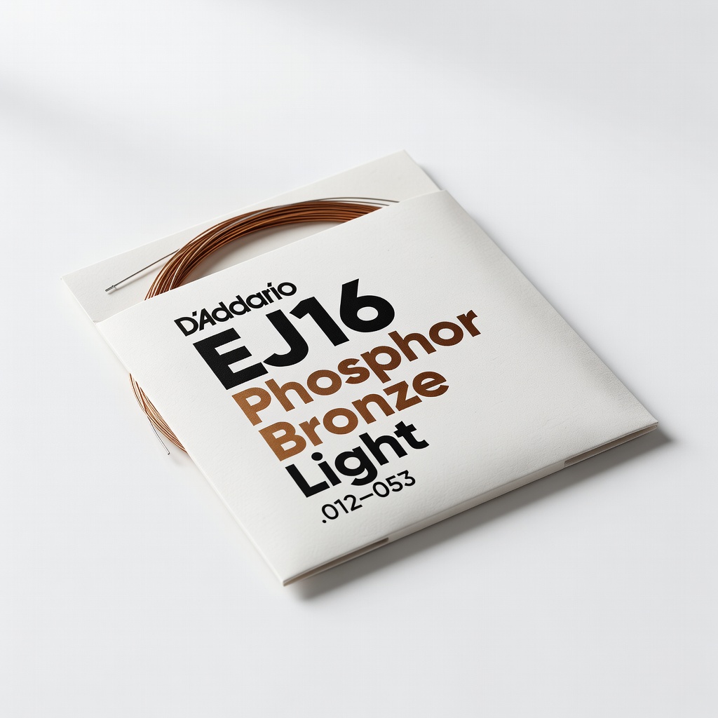 D'Addario EJ16 Phosphor Bronze Light .012-.053