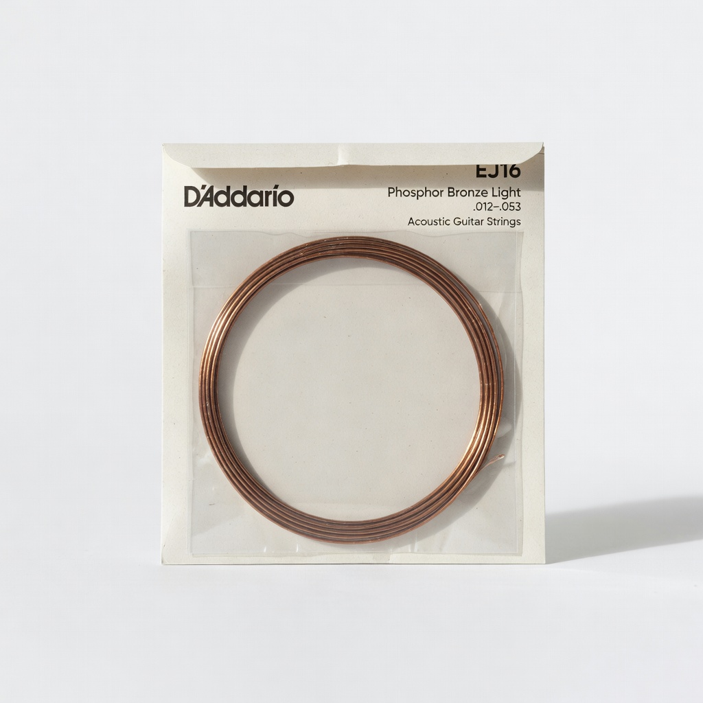 D'Addario EJ16 Phosphor Bronze Light Acoustic Guitar Strings