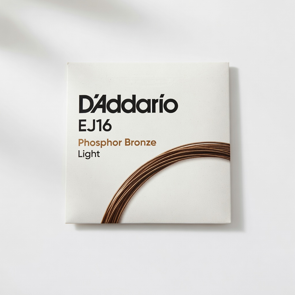 D'Addario EJ16 Phosphor Bronze Light Acoustic Strings