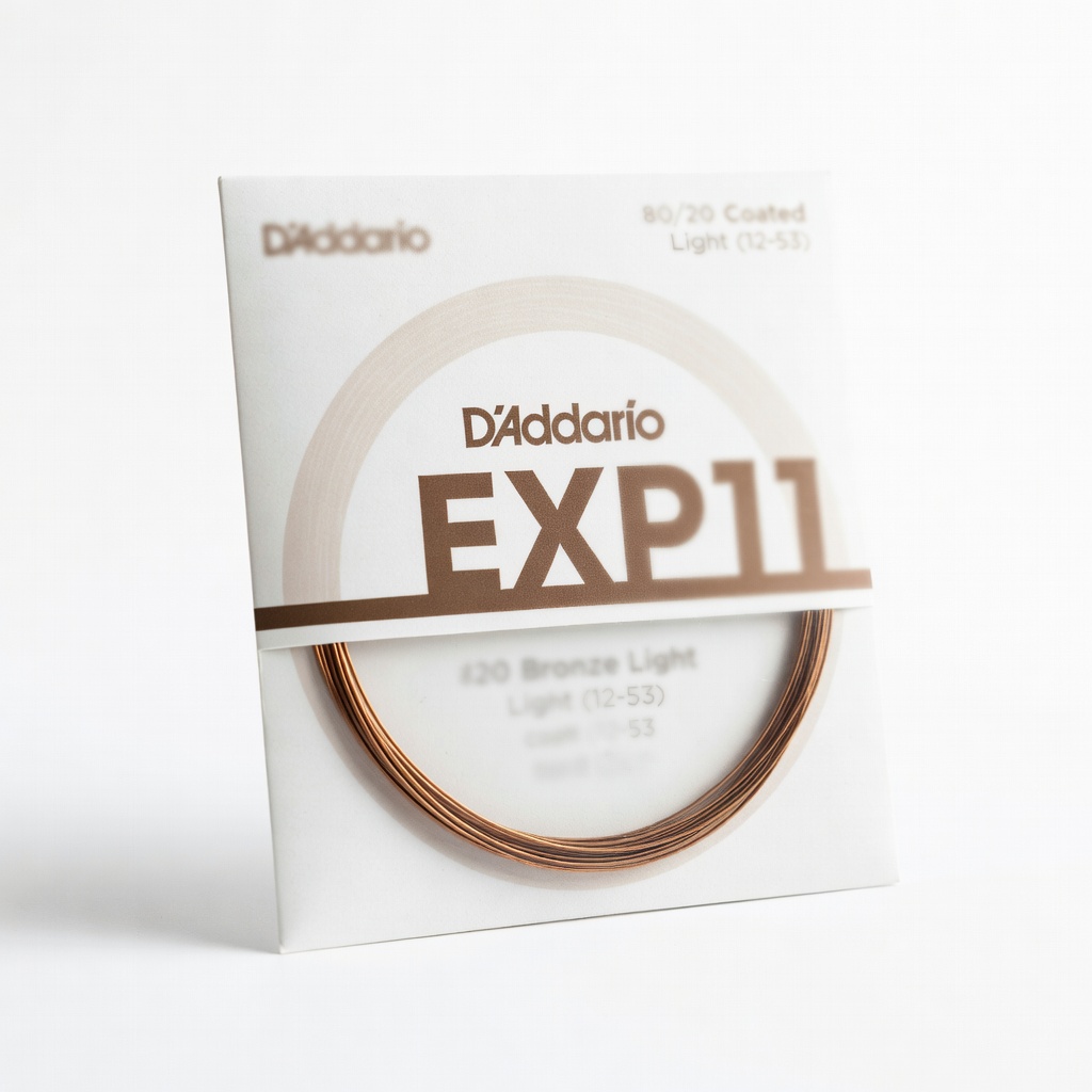 D'Addario EXP11 Coated 80/20 Bronze Light (12-53)