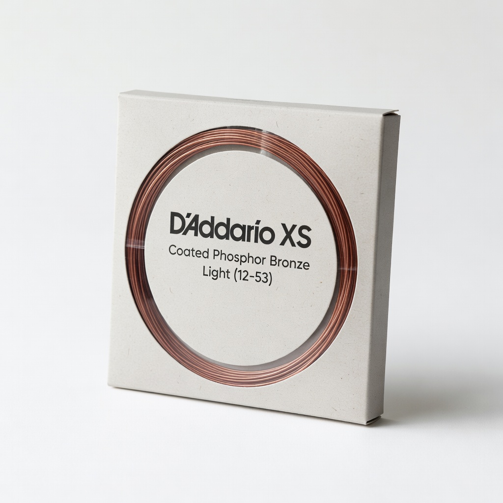 D'Addario XS Coated Phosphor Bronze Light (12-53)