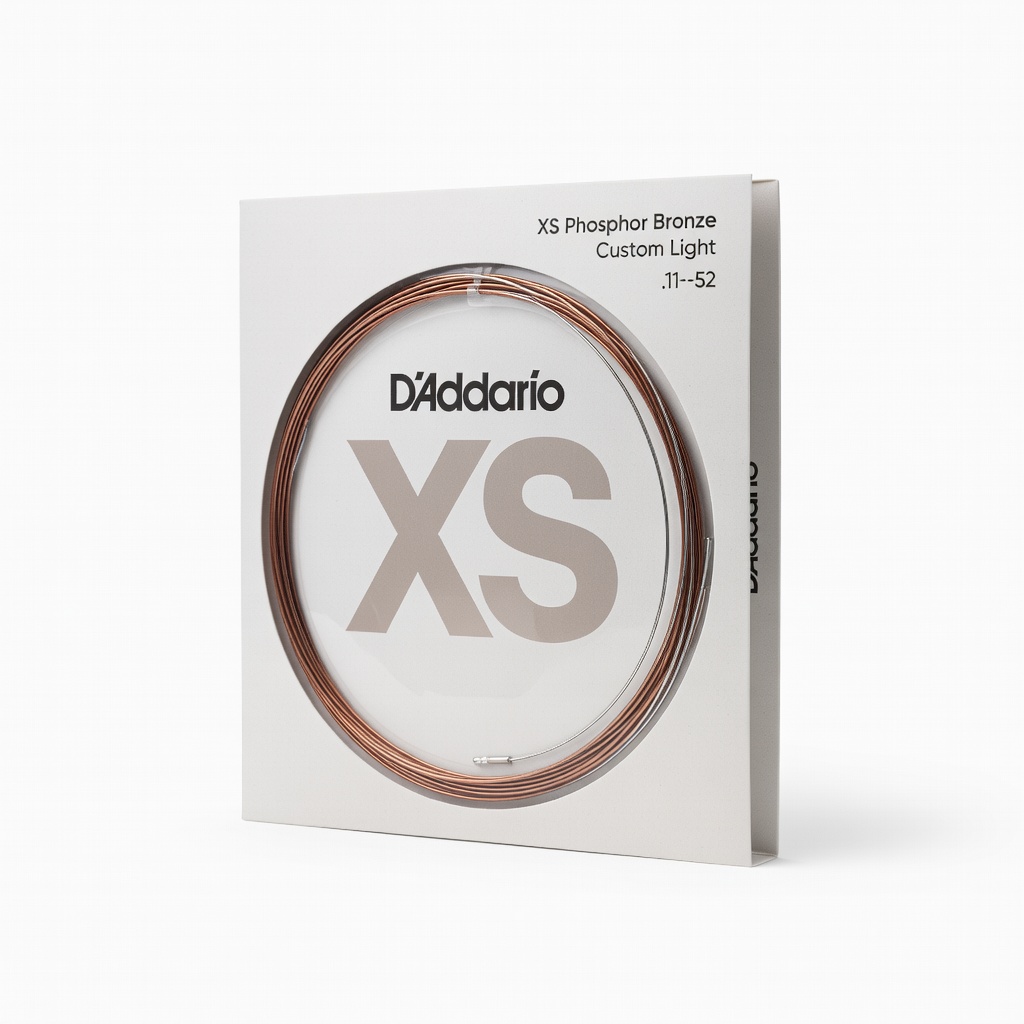 D'Addario XS Phosphor Bronze Custom Light .11-.52