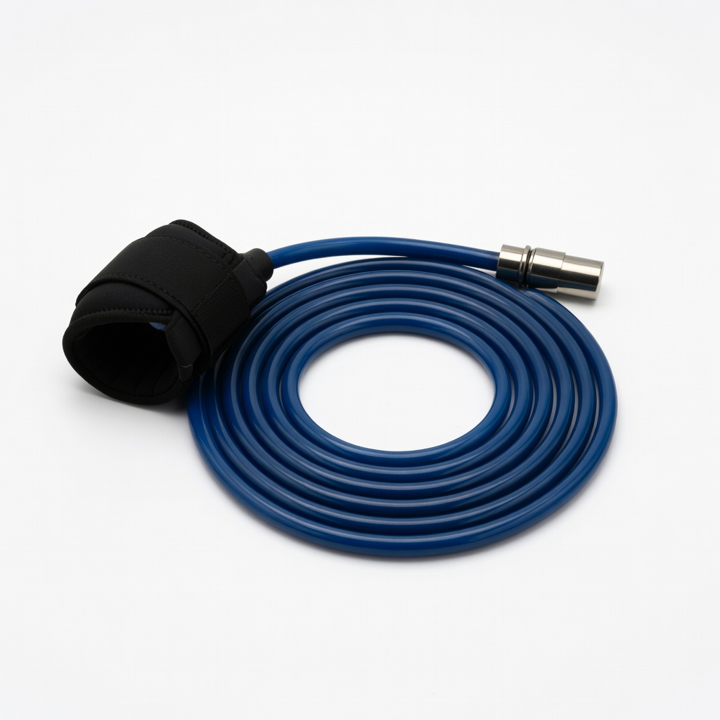 Da Fin Surf Leash 7mm Coiled