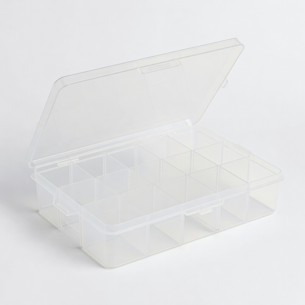 Darice Adjustable Compartment Organizer Box