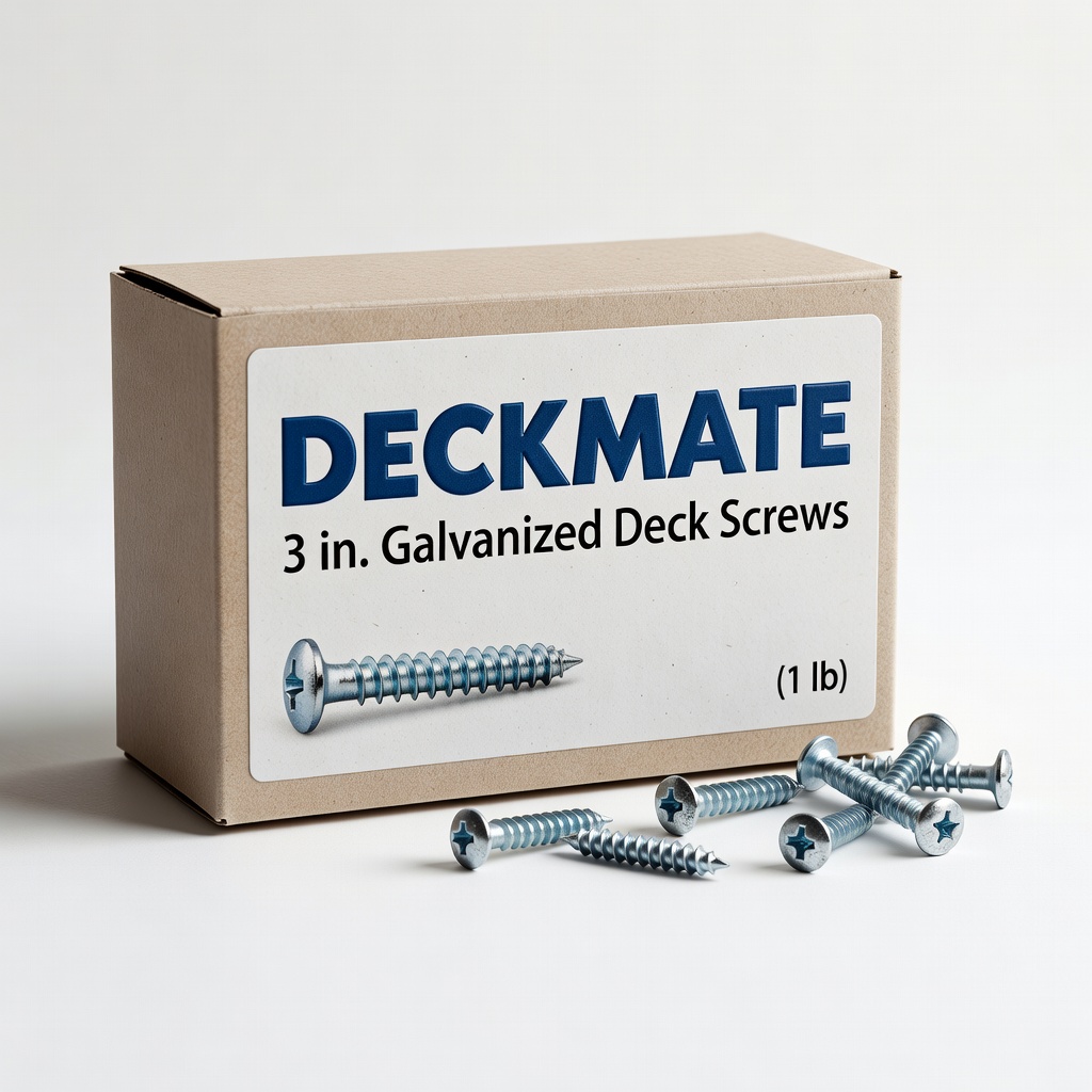 DECKMATE 3 in. Galvanized Deck Screws (1 lb)