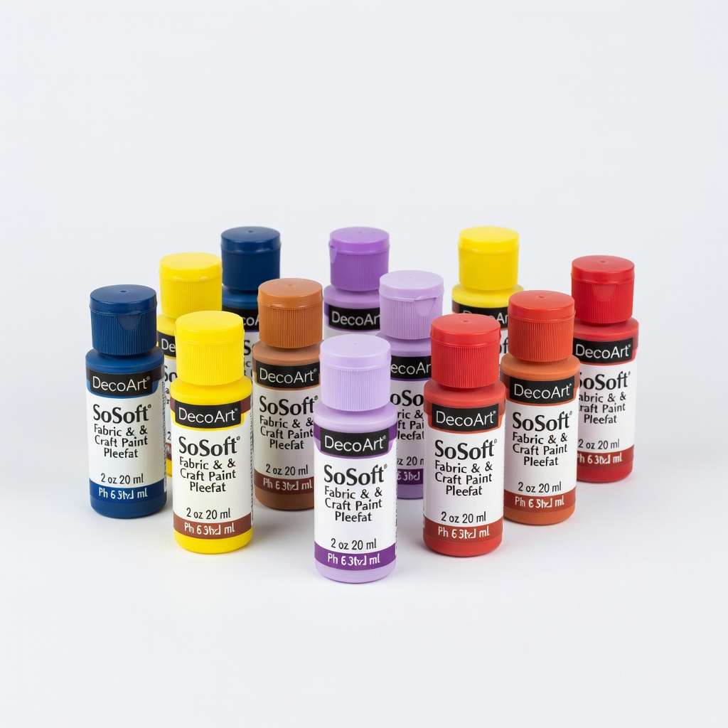 DecoArt SoSoft Fabric & Craft Paint (2 oz, various colors)