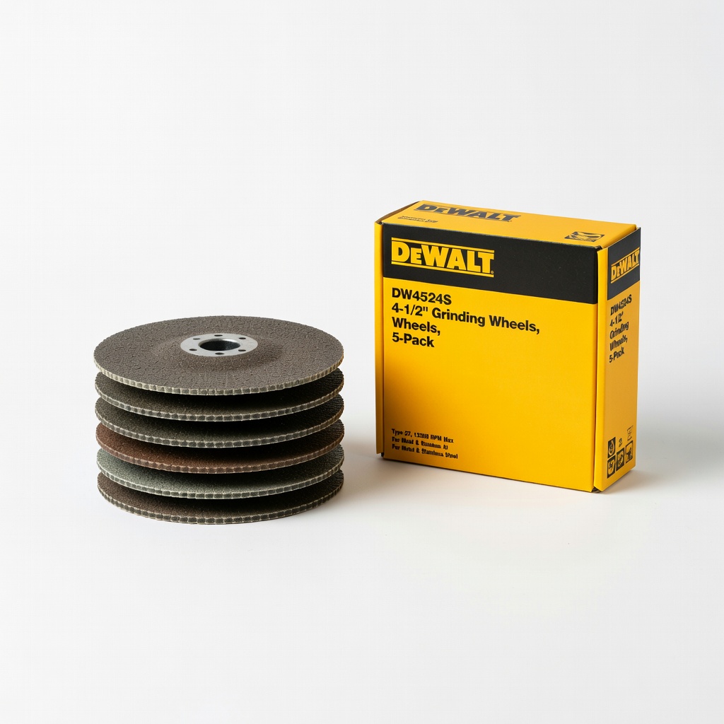 DEWALT DW4524S 4-1/2" Grinding Wheels, 5-Pack