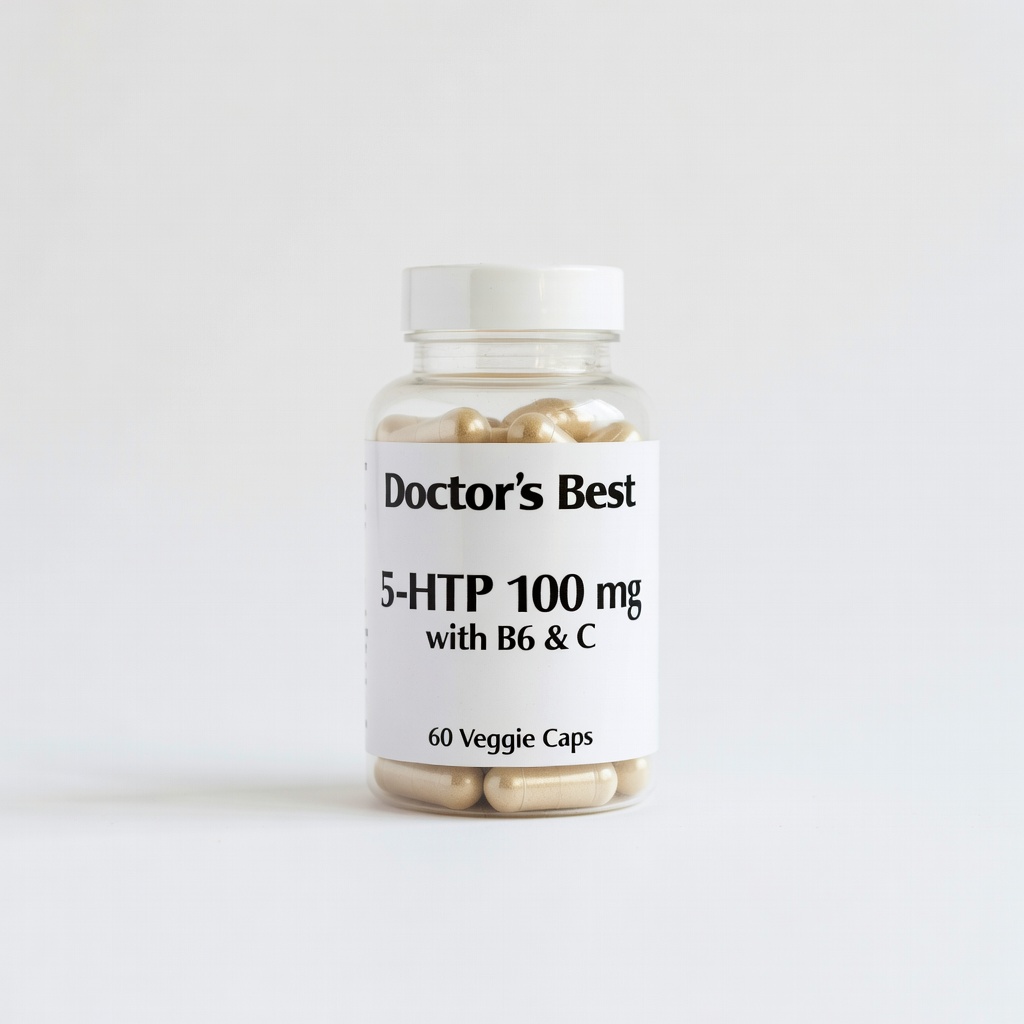 Doctor's Best 5-HTP 100 mg with B6 & C, 60 Veggie Caps