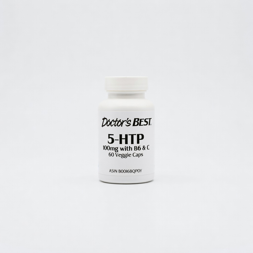 Doctor's Best 5-HTP 100mg with B6 & C, 60 Veggie Caps (ASIN: B00I6BQP0Y)