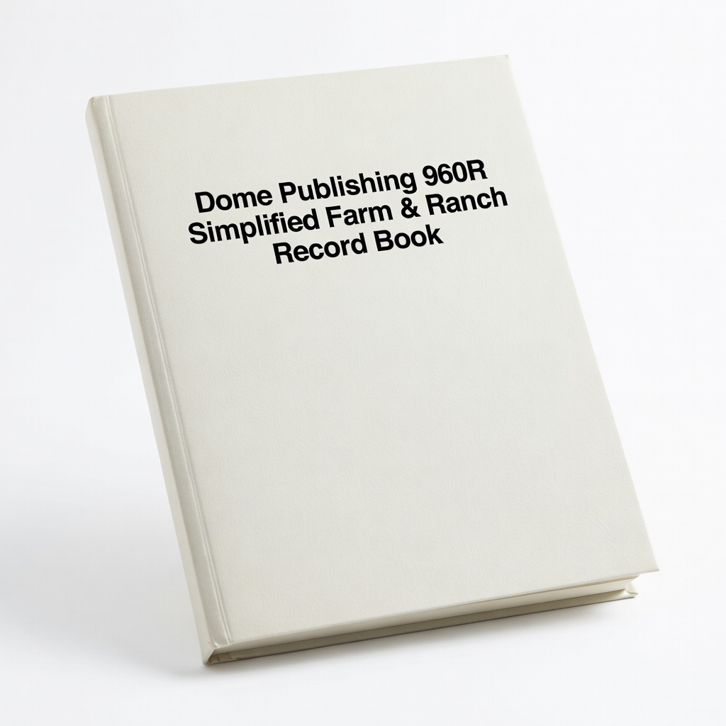 Dome Publishing 960R Simplified Farm & Ranch Record Book