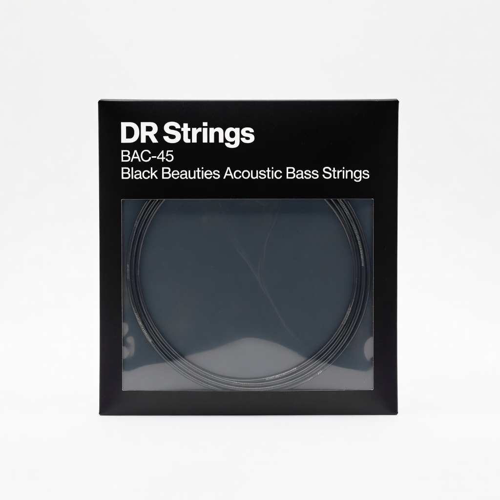 DR Strings BAC-45 Black Beauties Acoustic Bass Strings