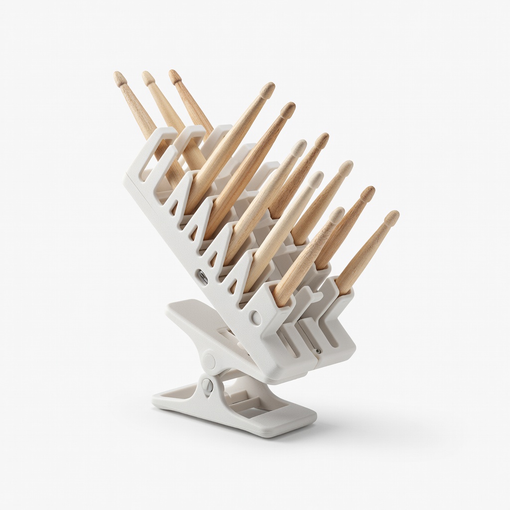 Drum Stick Holder Clip Rack