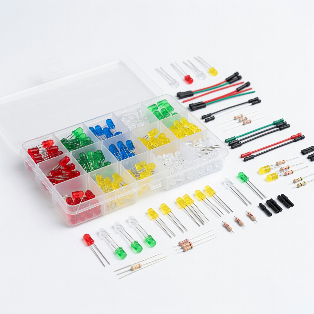 ELEGOO 120pcs LED Light Emitting Diode Kit