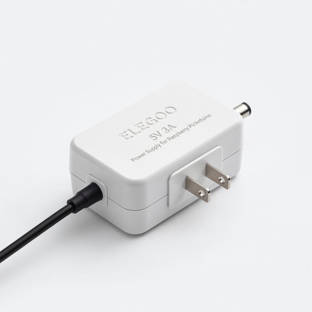 ELEGOO 5V 3A Power Supply for Raspberry Pi/Arduino